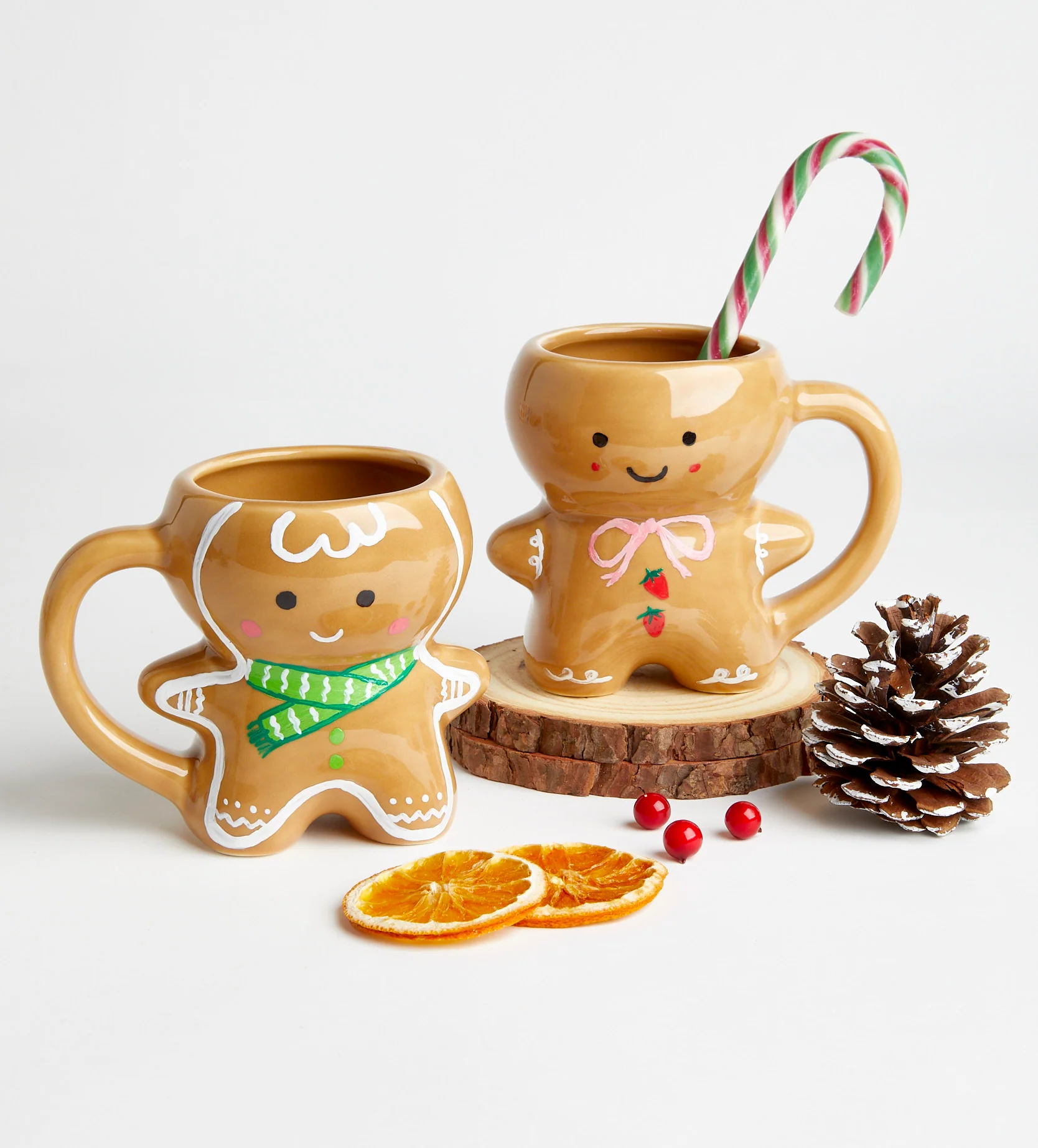 Christmas Gingerbread Paint-a-Mug x2 - Image 4
