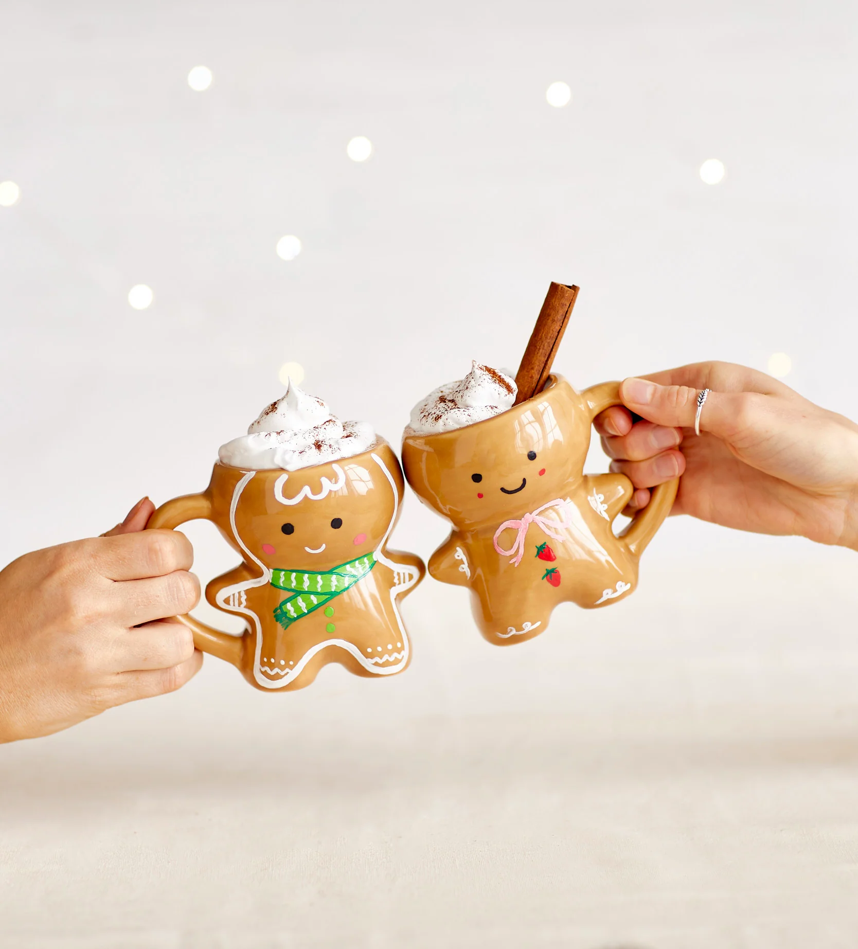 Christmas Gingerbread Paint-a-Mug x2 - Image 8