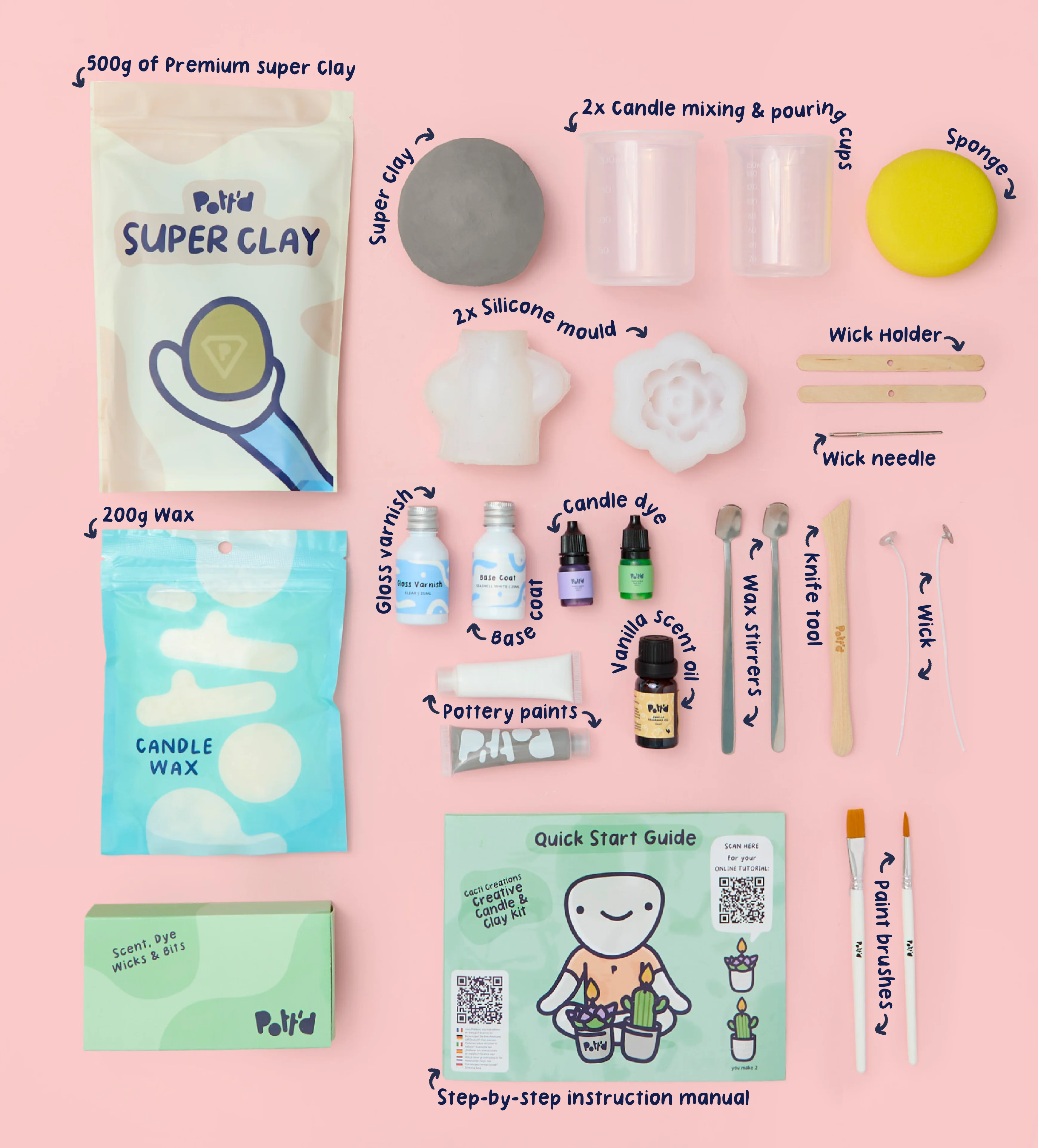 Creative Candle & Clay Kit - Image 10