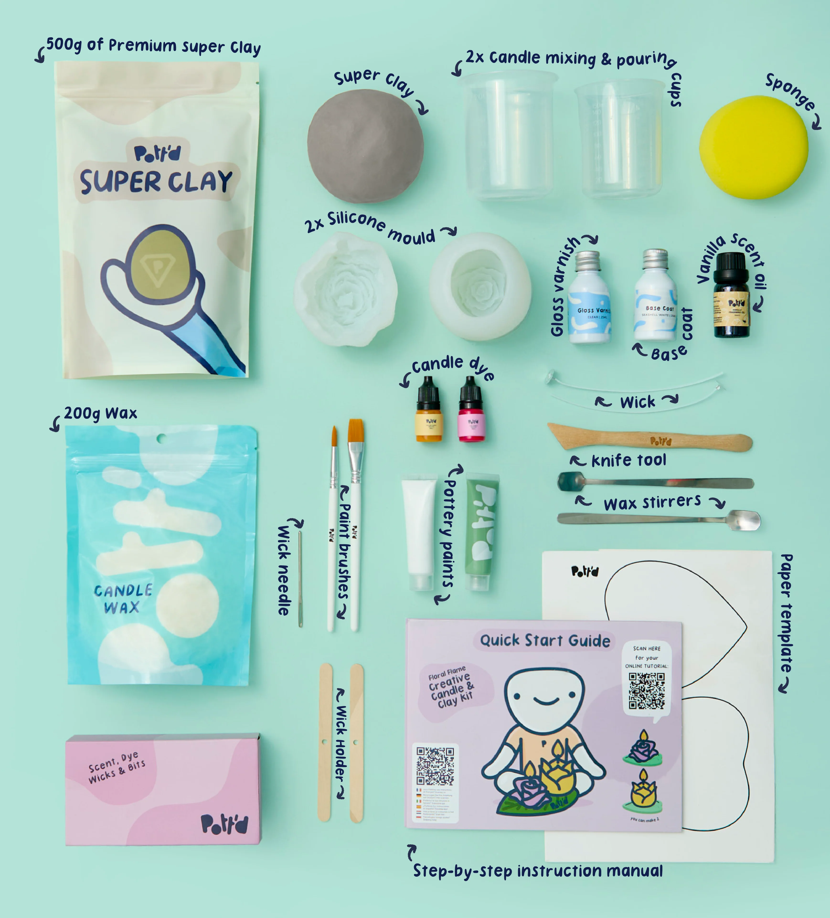 Creative Candle & Clay Kit - Image 22