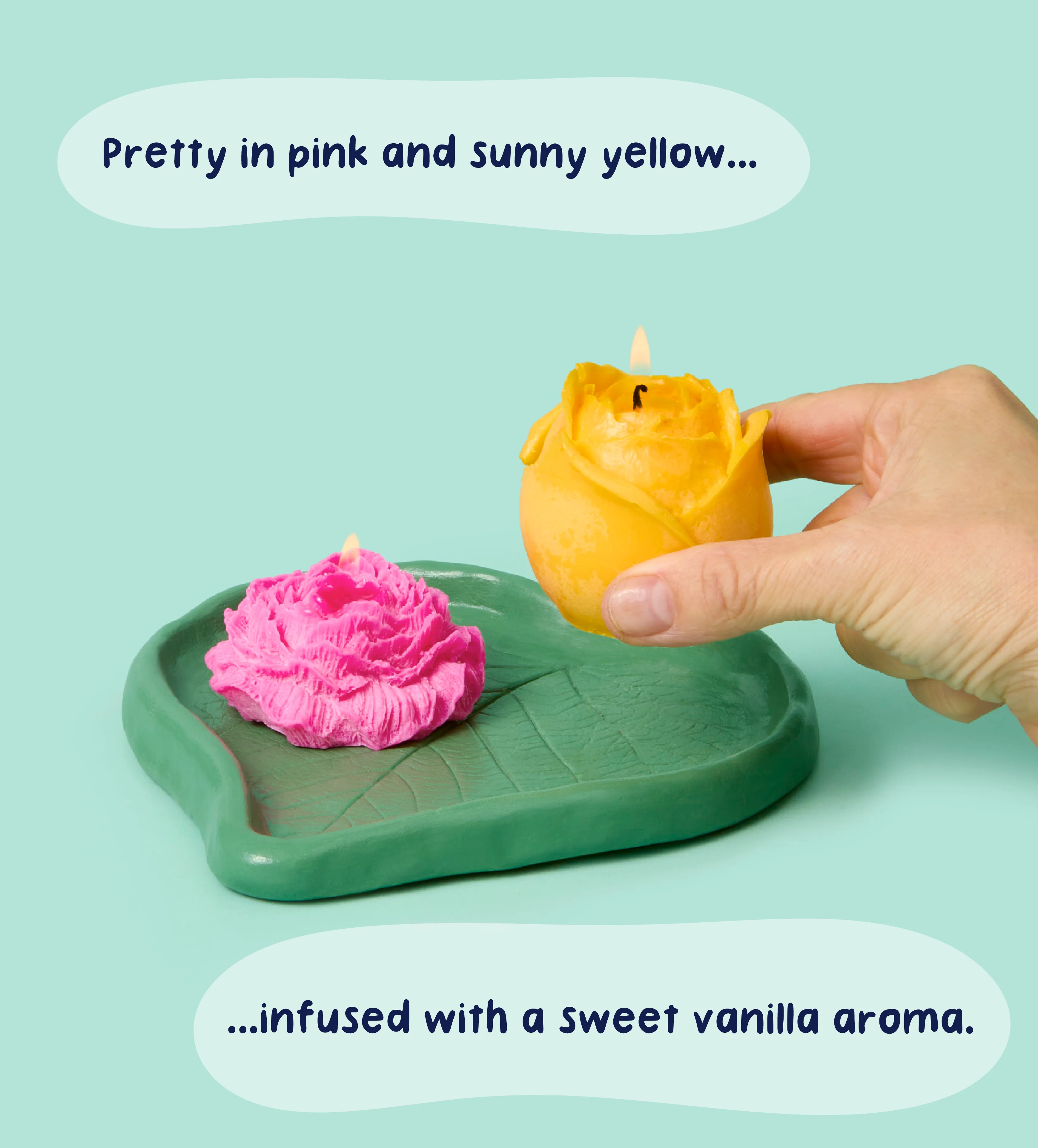 Floral Flame Creative Candle & Clay Kit - Image 6