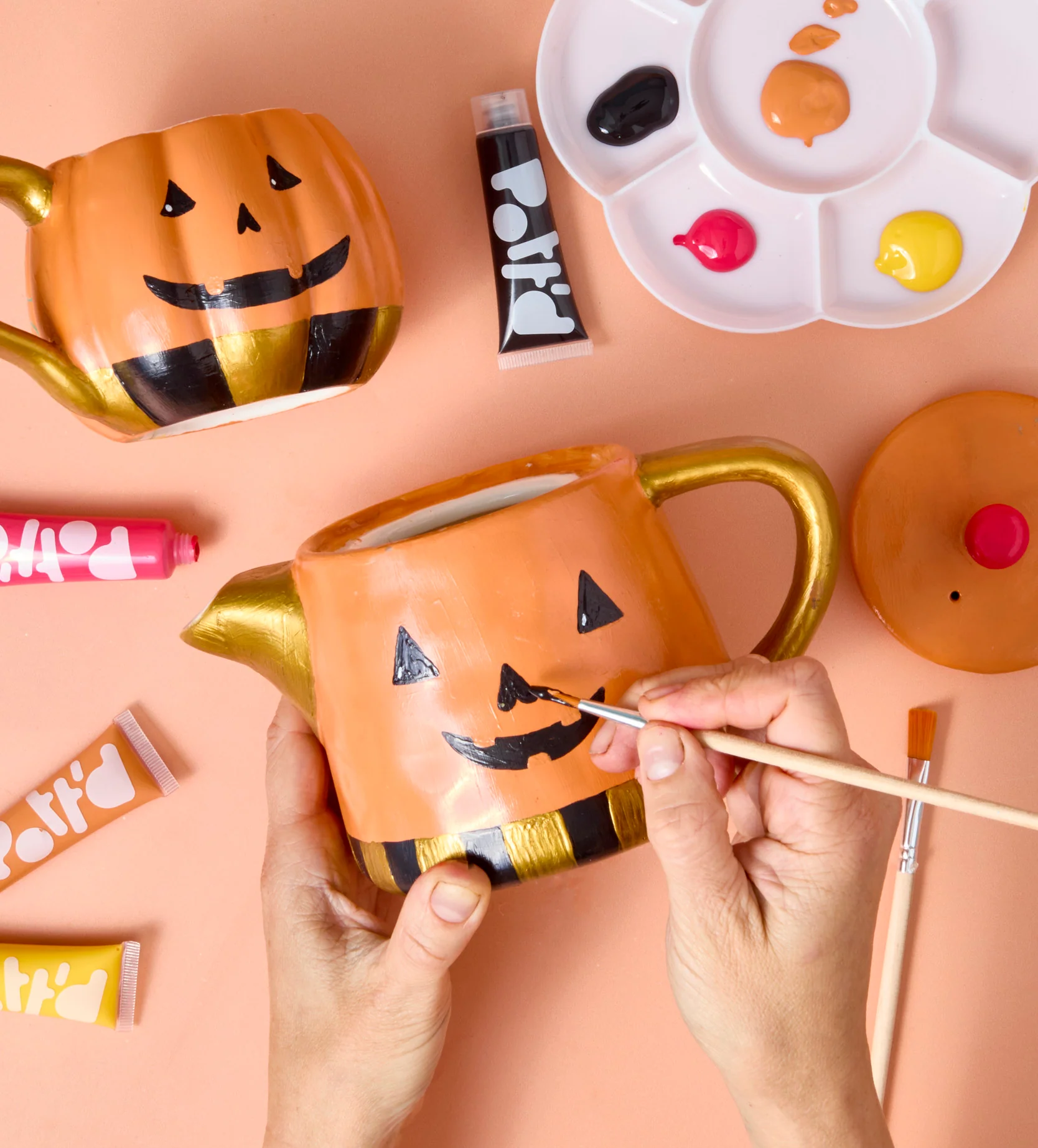 Spooky Sips: Halloween Paint-a-Tea Pot - Image 3