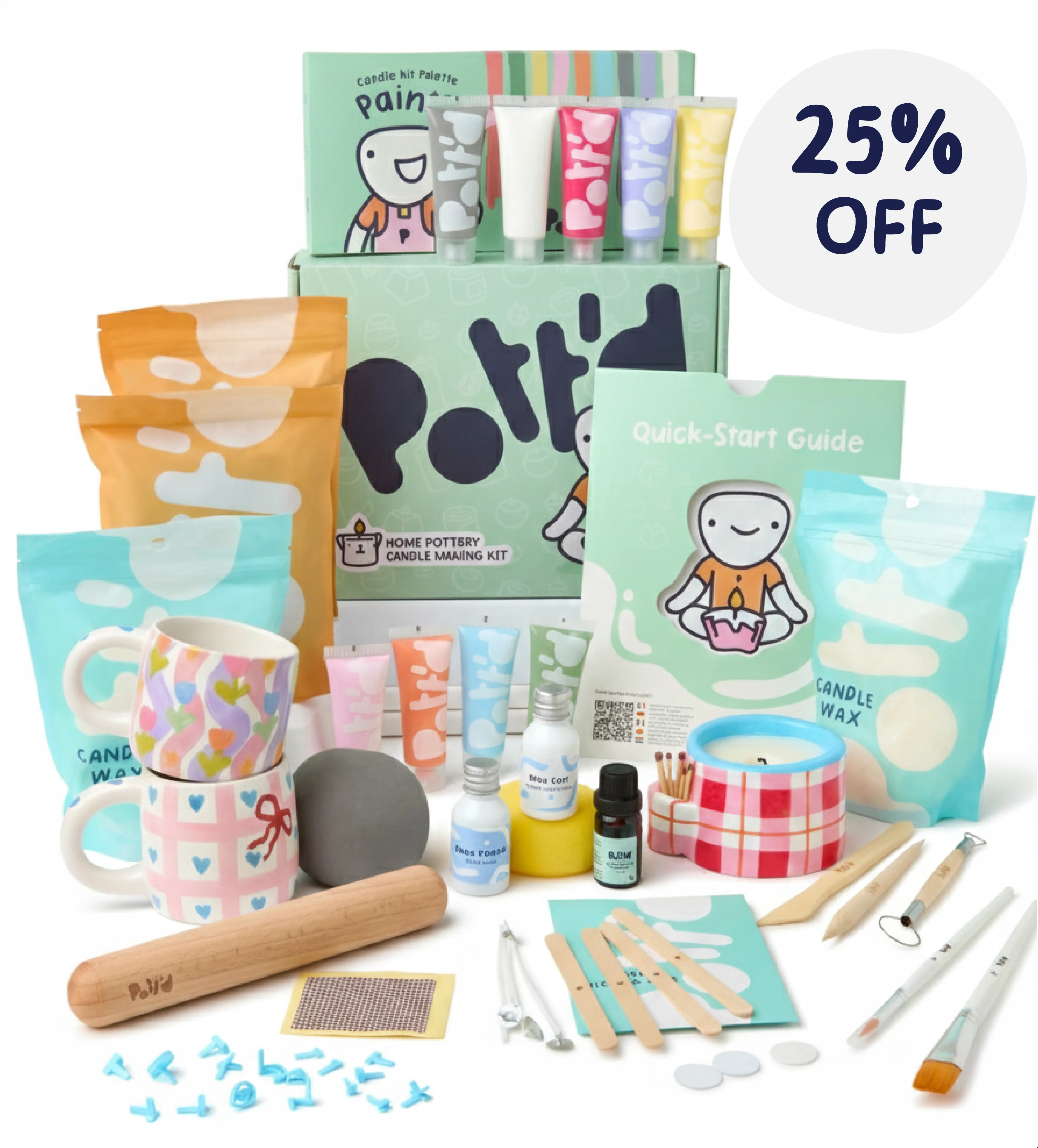 Mug & Pottery Candle Bundle