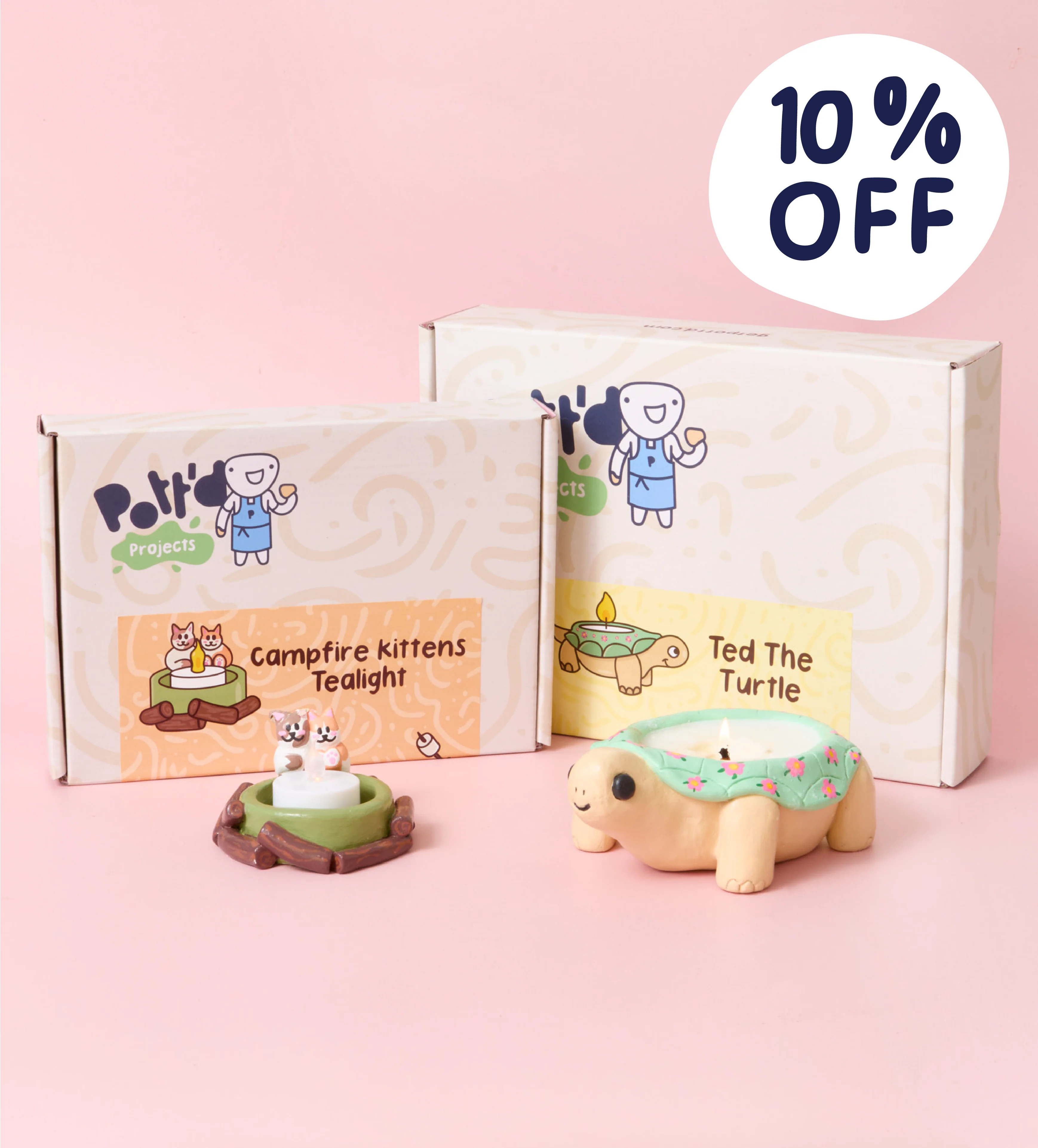 Playful Creatures Candle Making Bundle