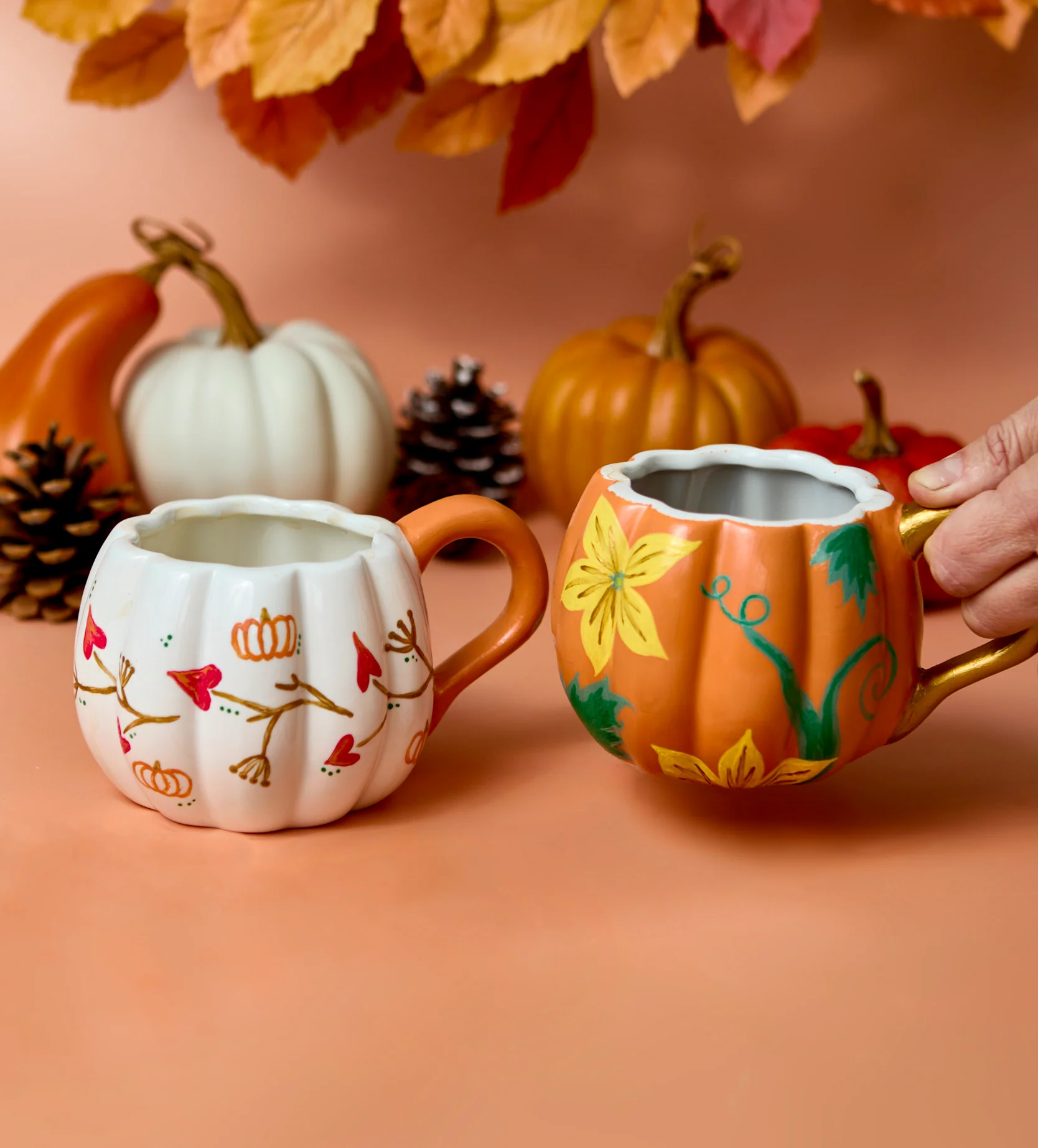 Pumpkin Paint-a-Mug x2 - Image 2