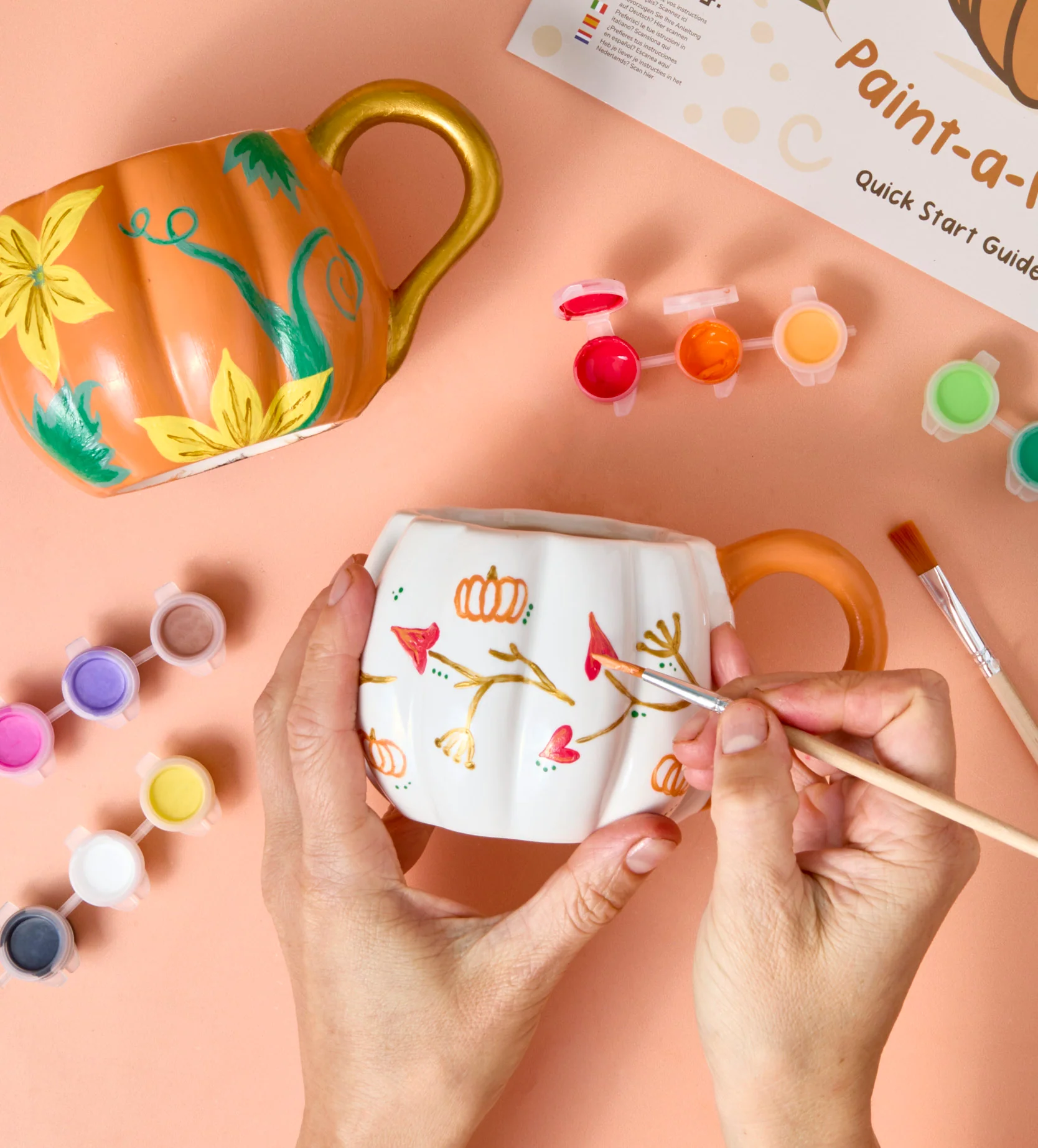 Pumpkin Paint-a-Mug x2 - Image 3
