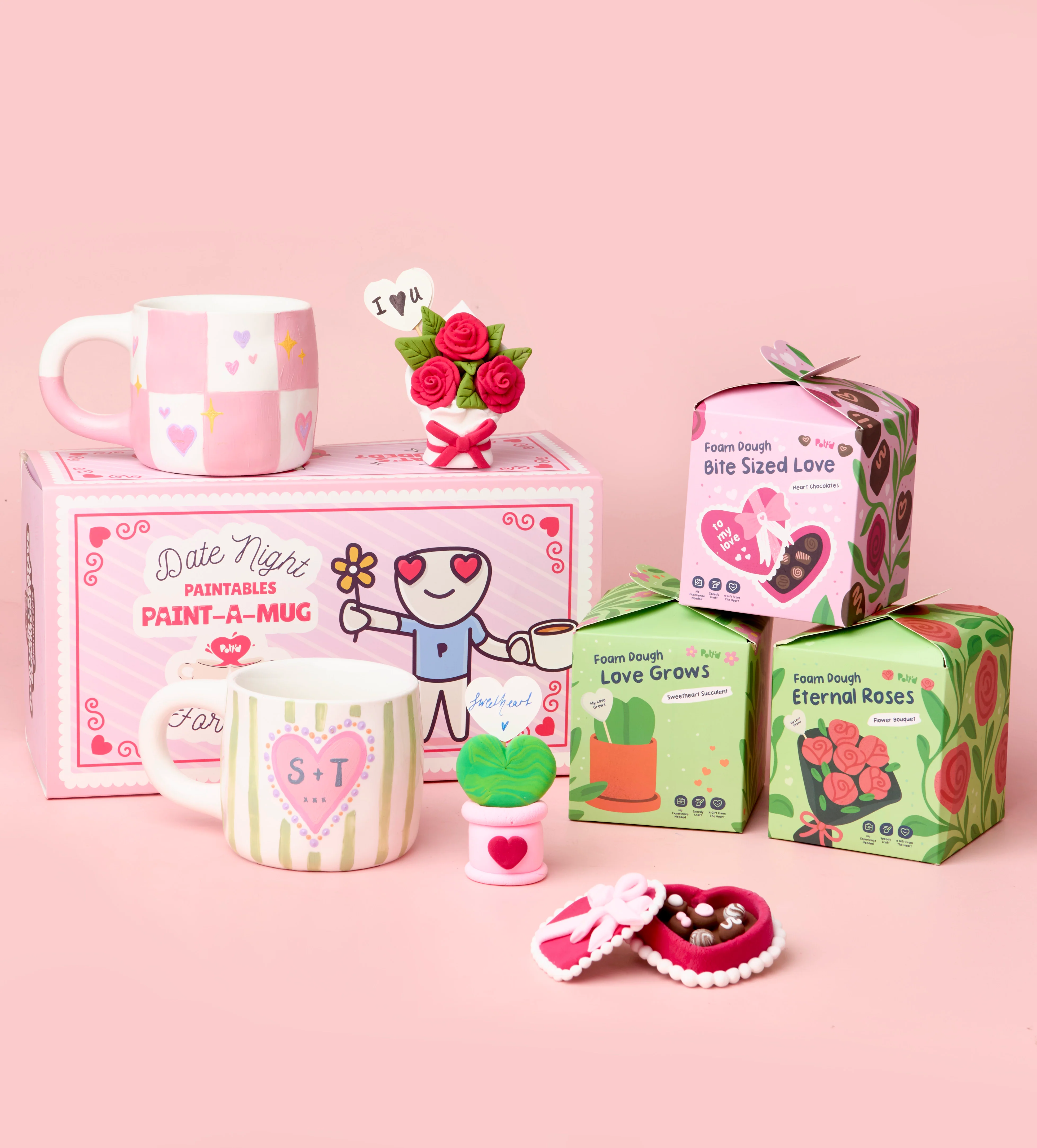Valentine’s Foam Dough & Mug Bundle - Image 2